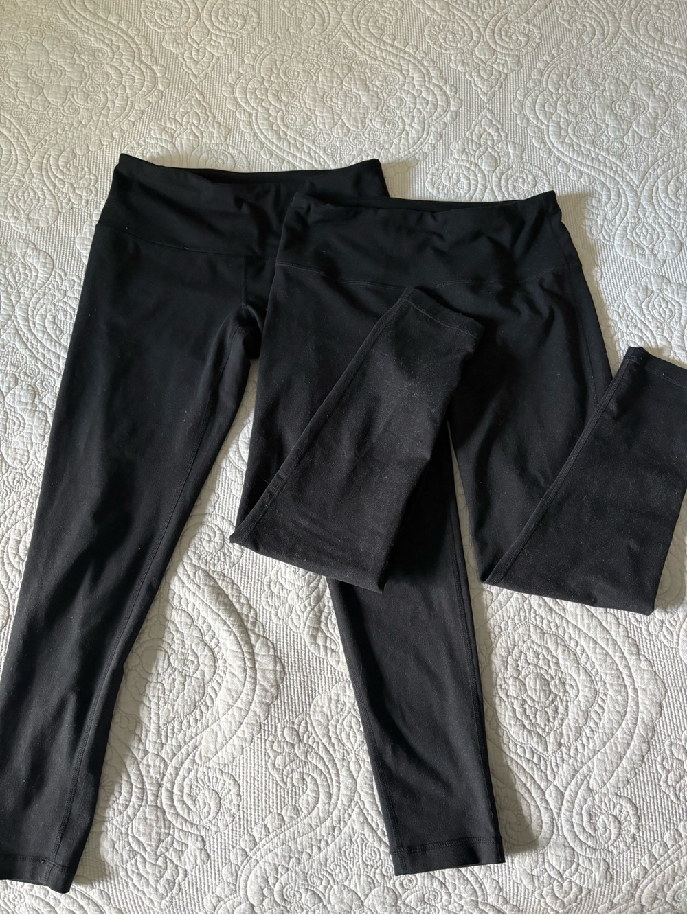 Zella Black High-Rise Everyday Leggings Two Pair Size Small